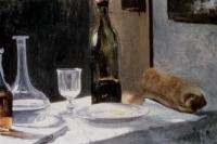 Monet, Claude Oscar - Still Life With Bottles